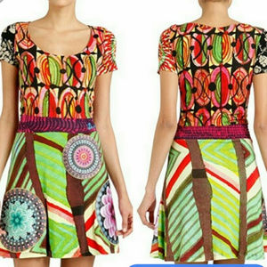 Desigual Floral Beaded Dress